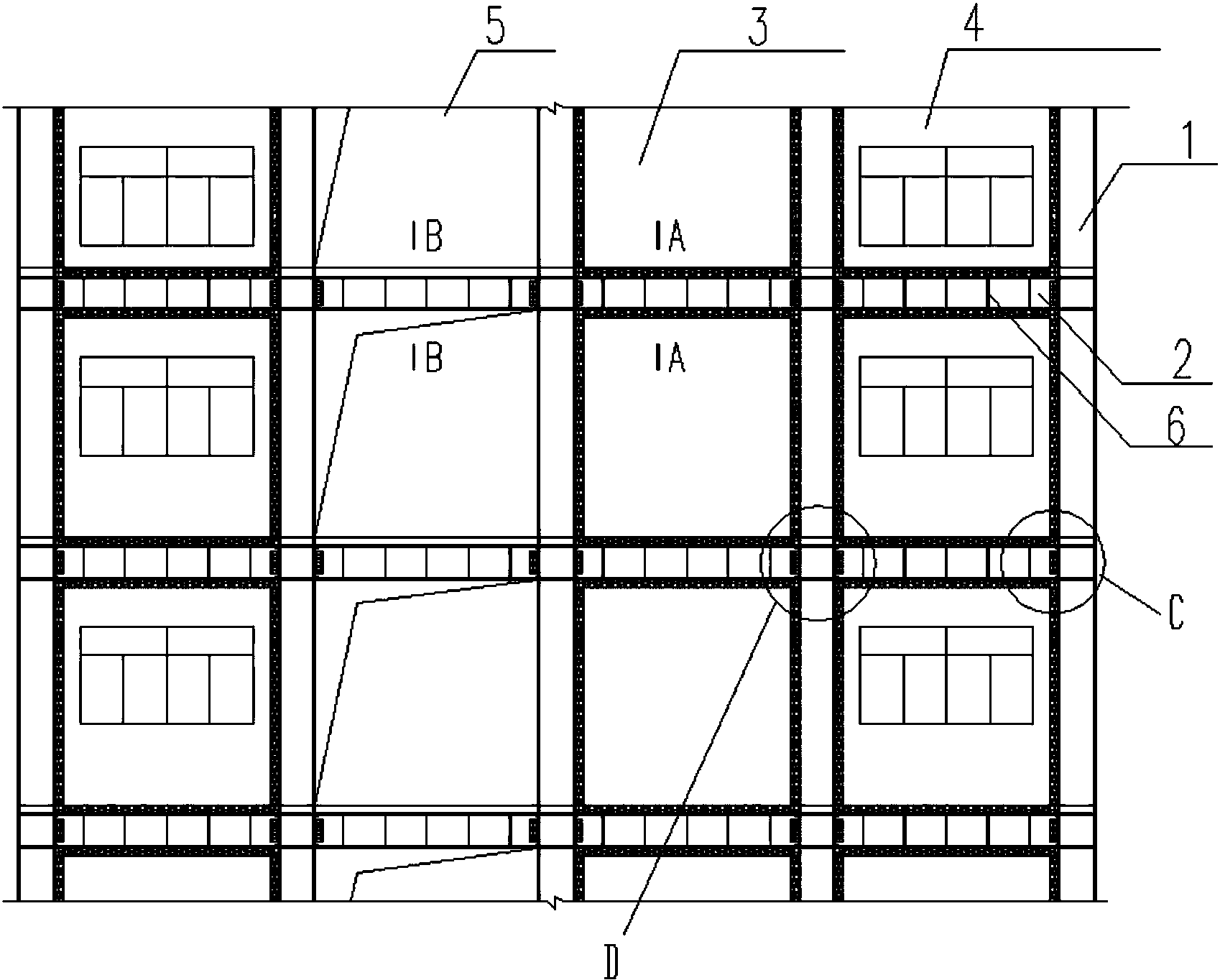 一種鋼框架內嵌剪力牆體系房屋專利_專利申請於20170621_專利查詢