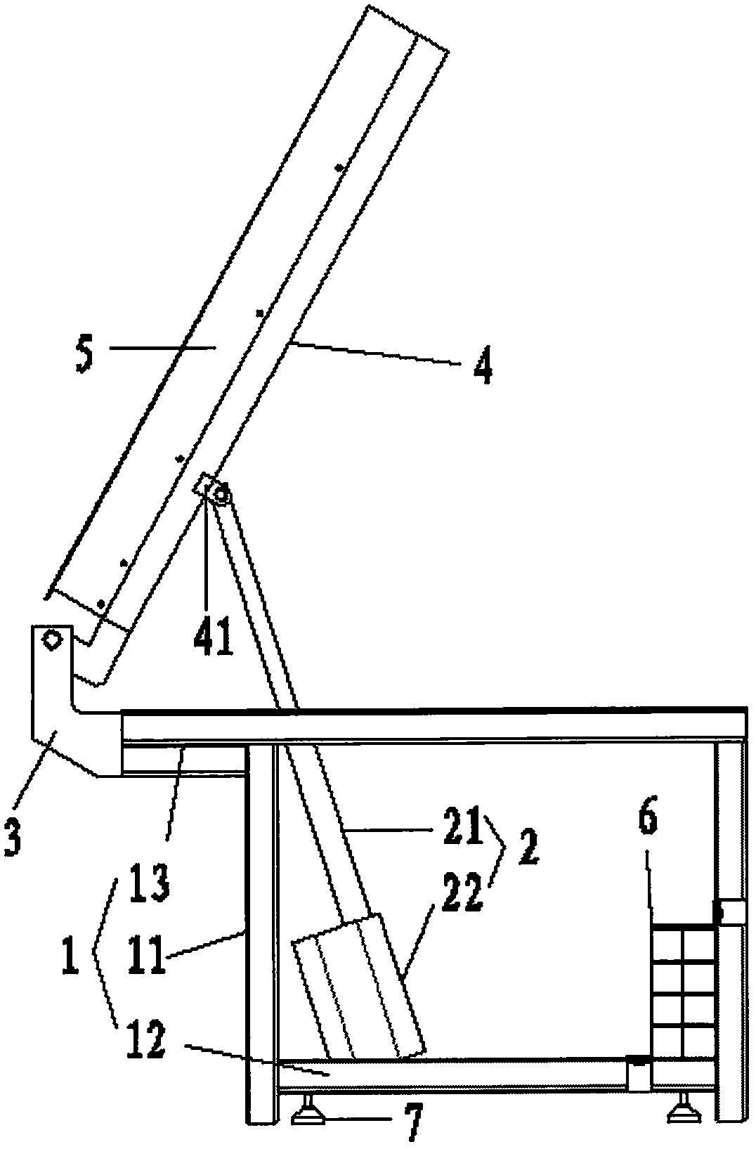 一种可垂直升降翻转的电子作战指挥沙盘