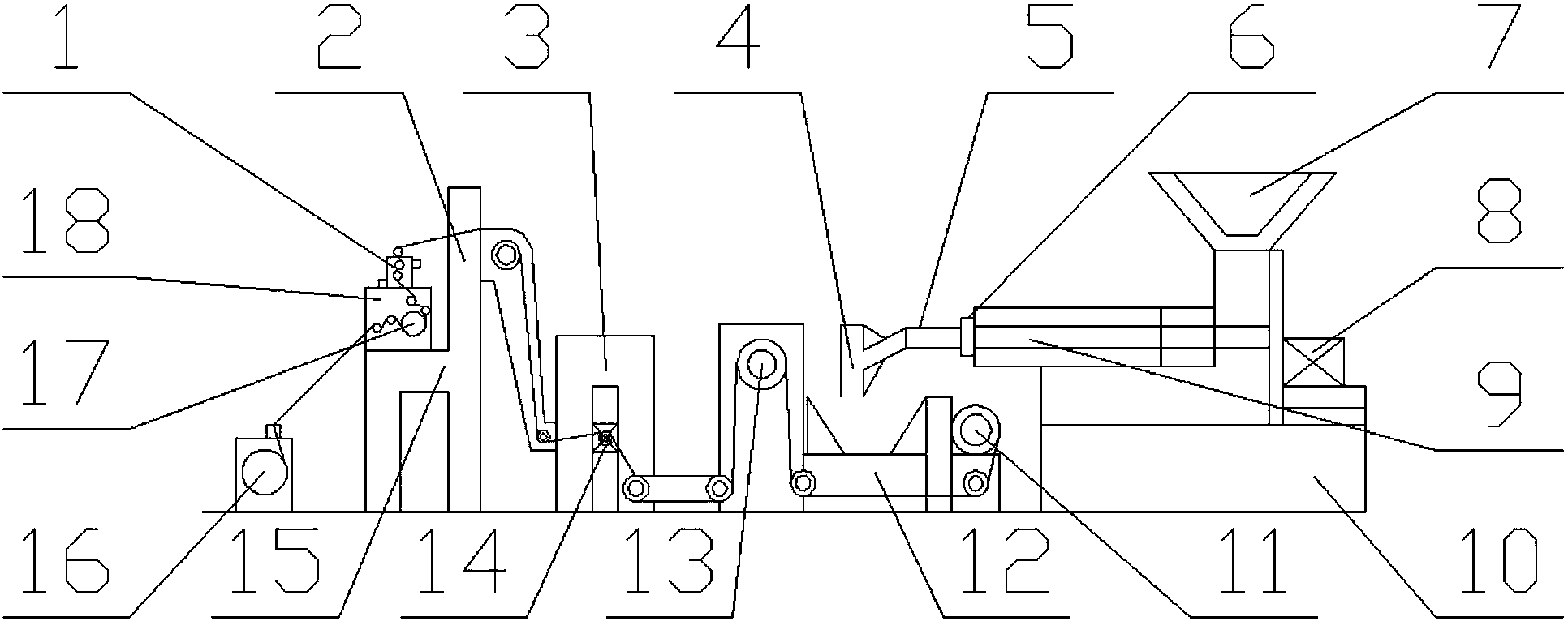 cn207088302u_一种高效环保的pe流延机有效