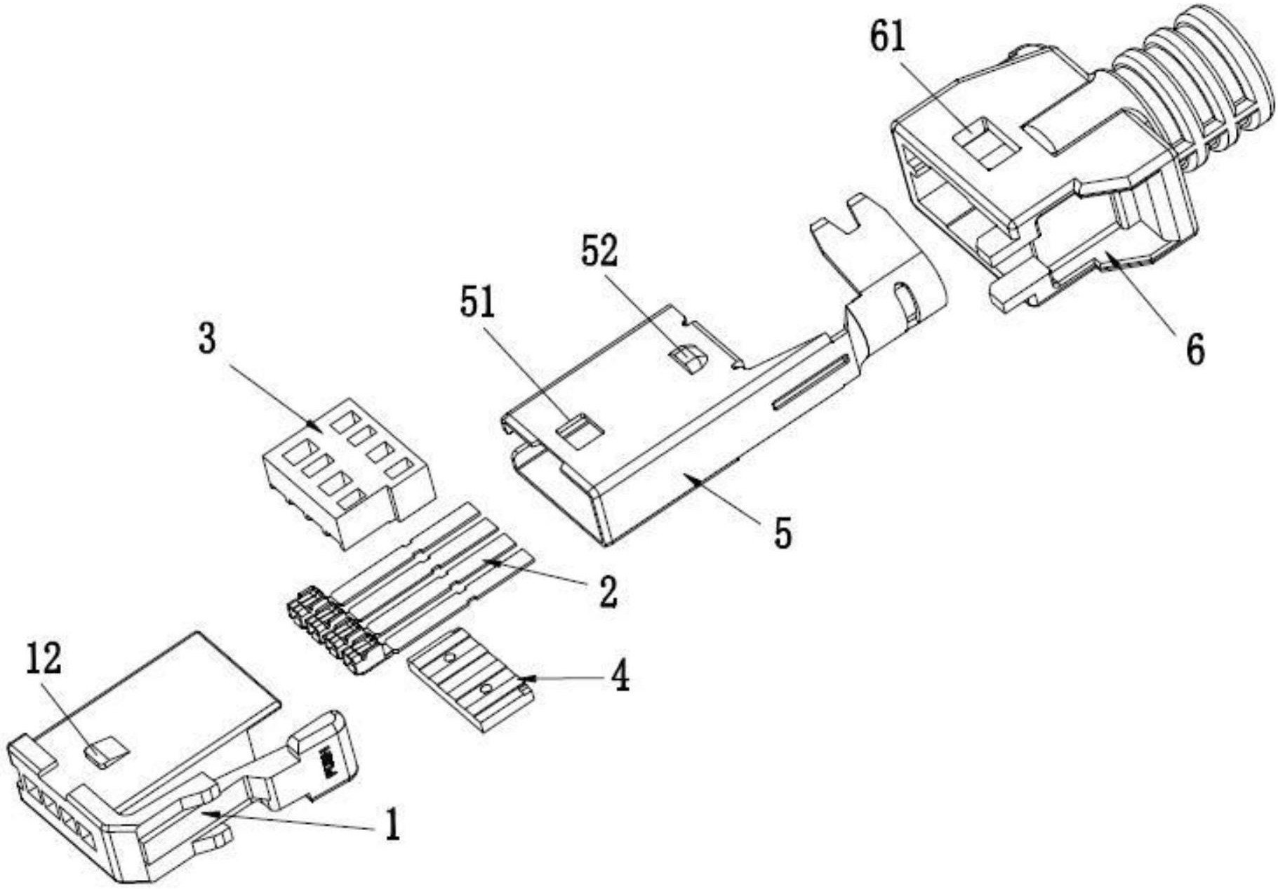 cn207098113u_汽车连接器插头有效