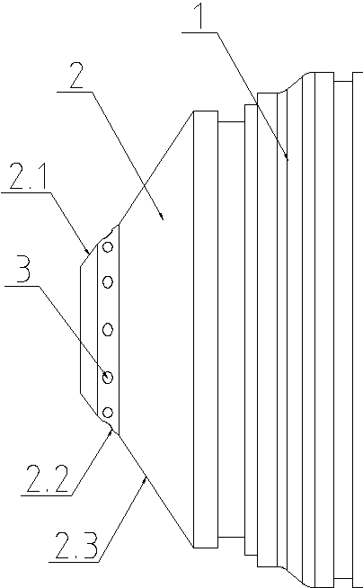 cn207104077u_一种用于等离子弧焊枪的防护罩失效