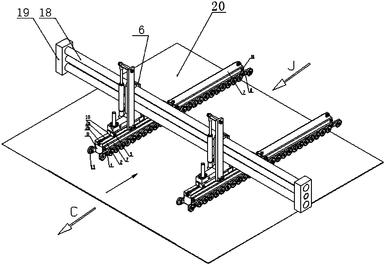 cn207107908u_印铁机铁板磁性水平滑动装置有效