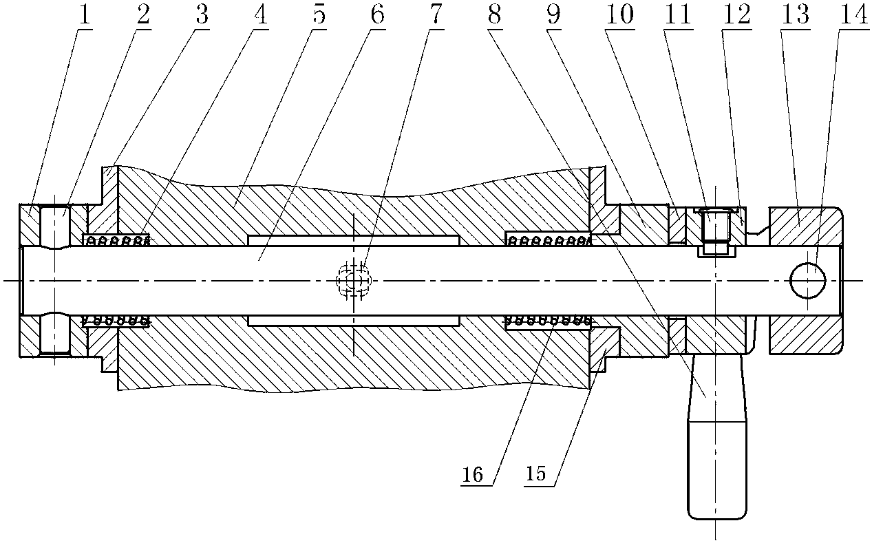 一种平面凸轮联动锁紧机构