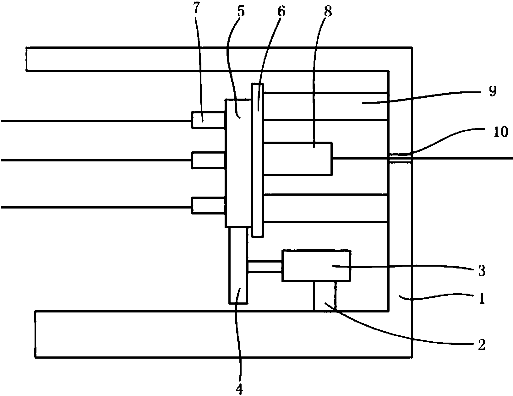 cn207116114u_一种导线内芯绞线机有效