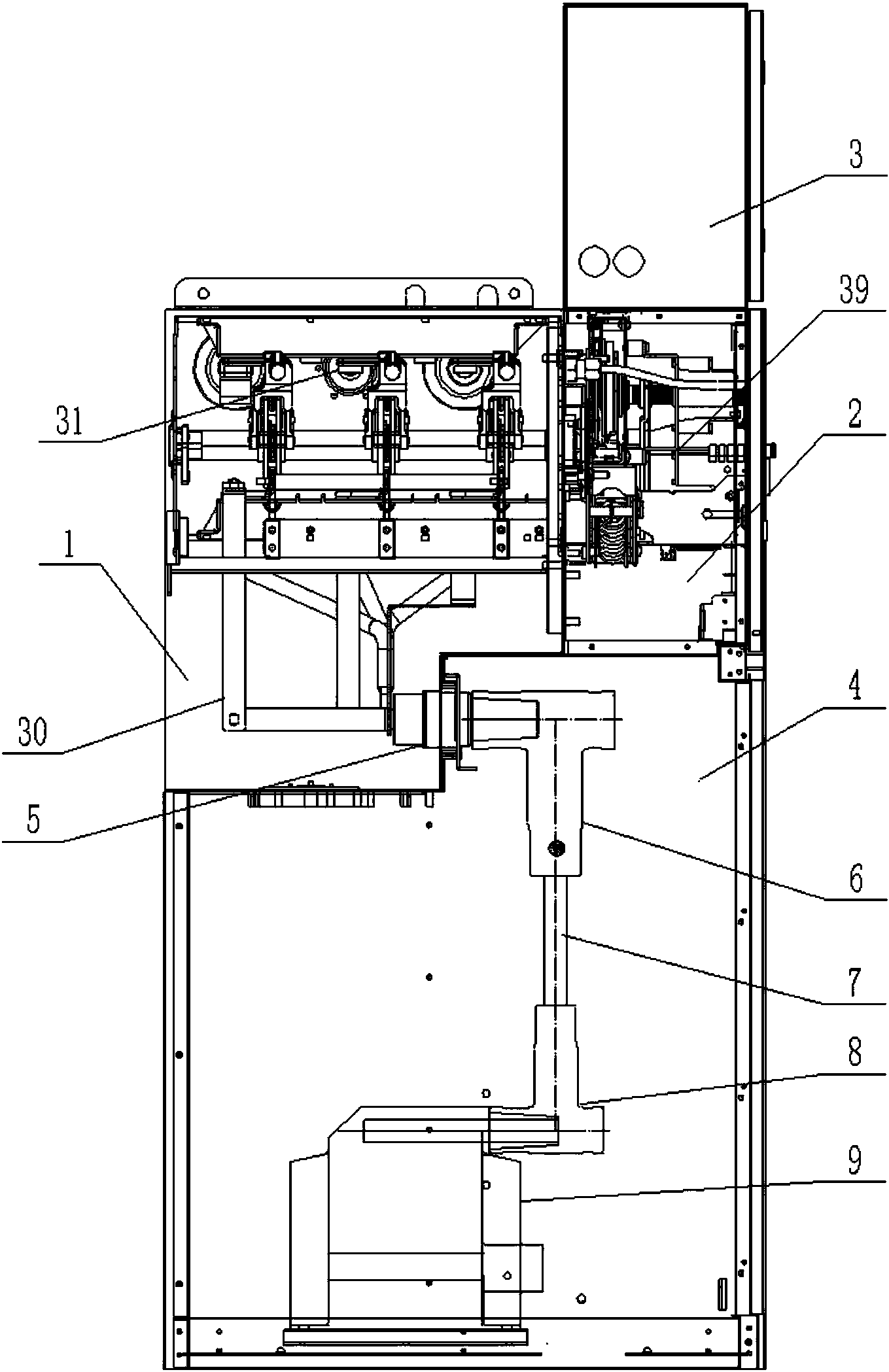 cn207117032u_一种带隔离开关的pt柜有效