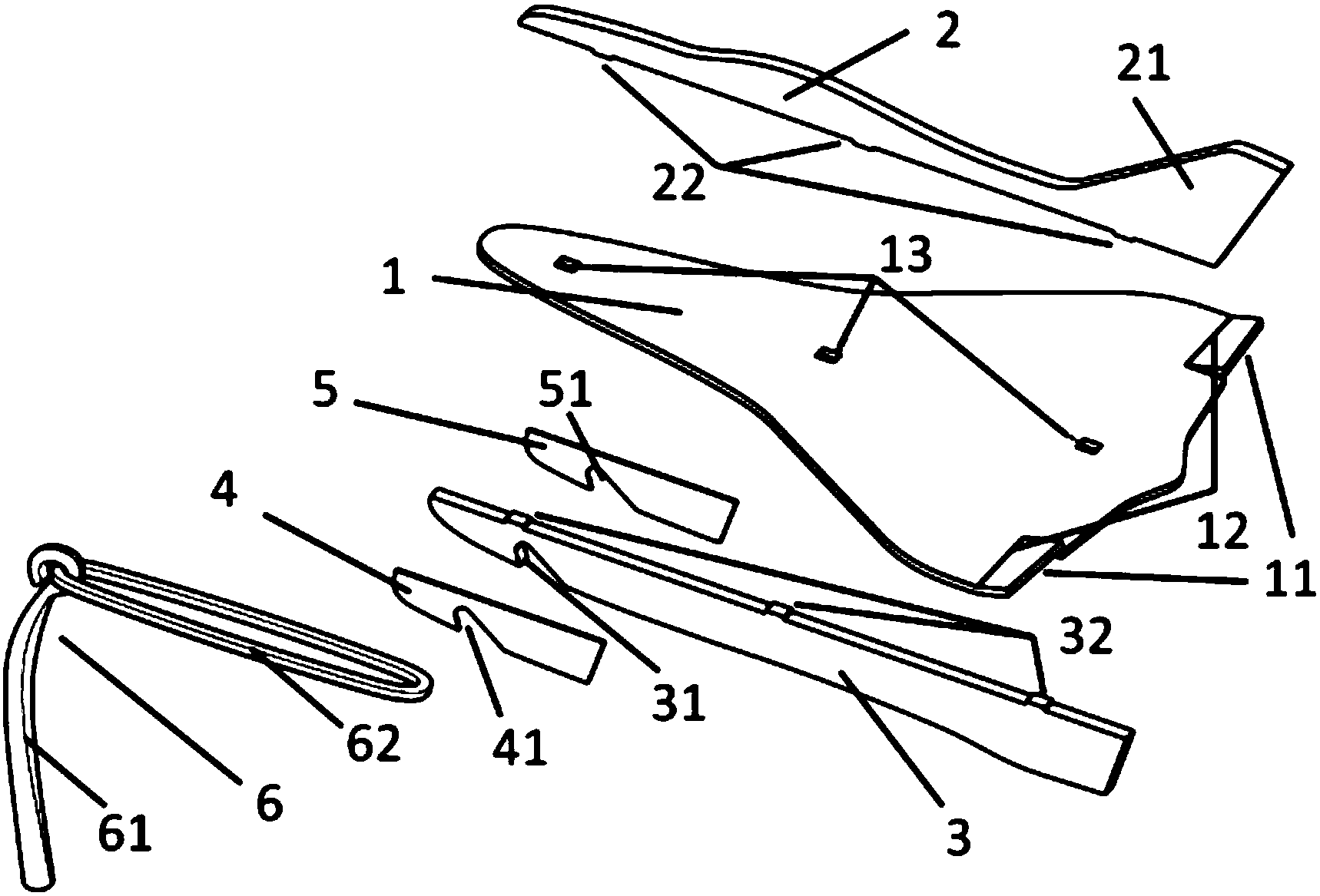 一种弹射模型飞机