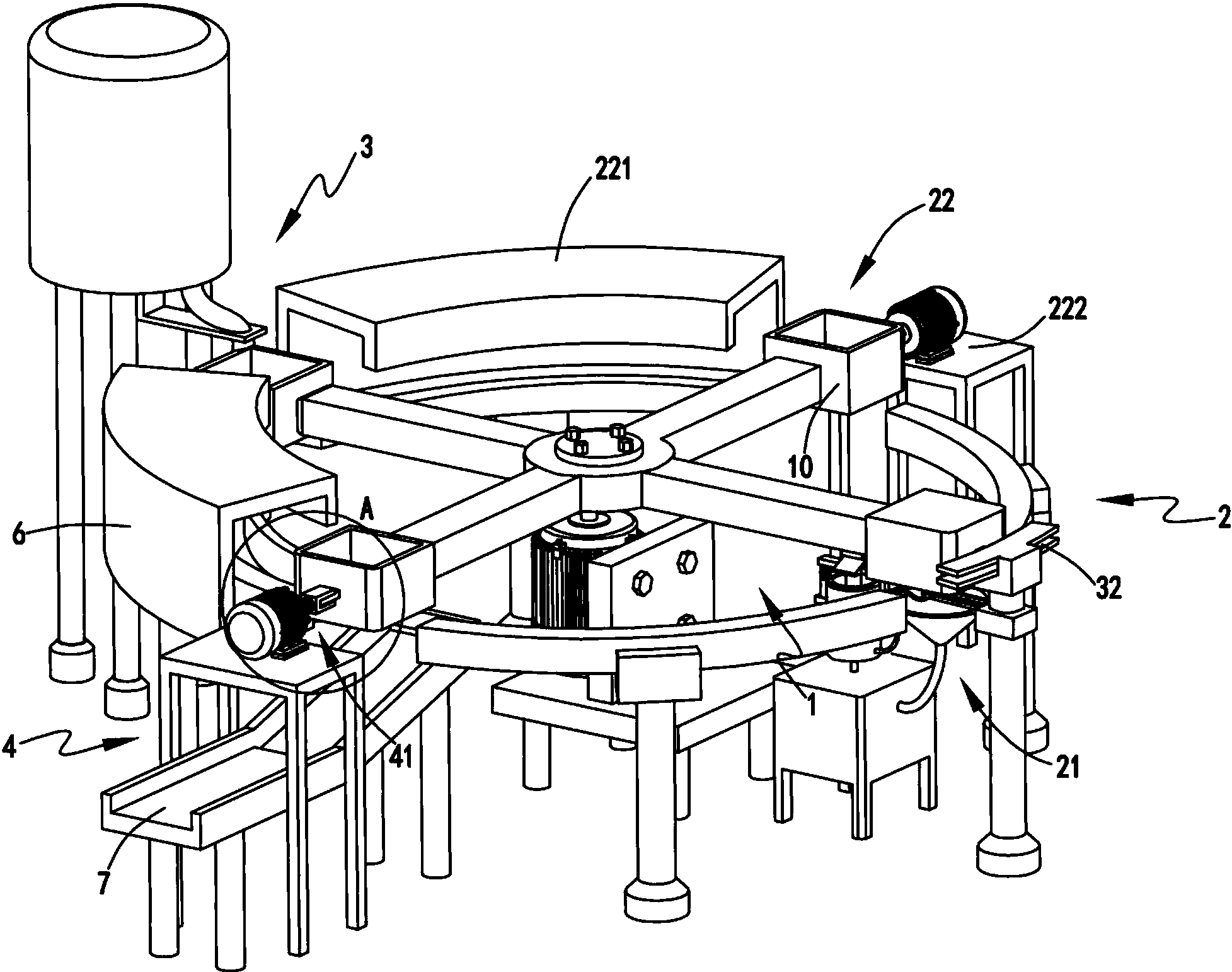 一种连续式发泡铝自动生产线