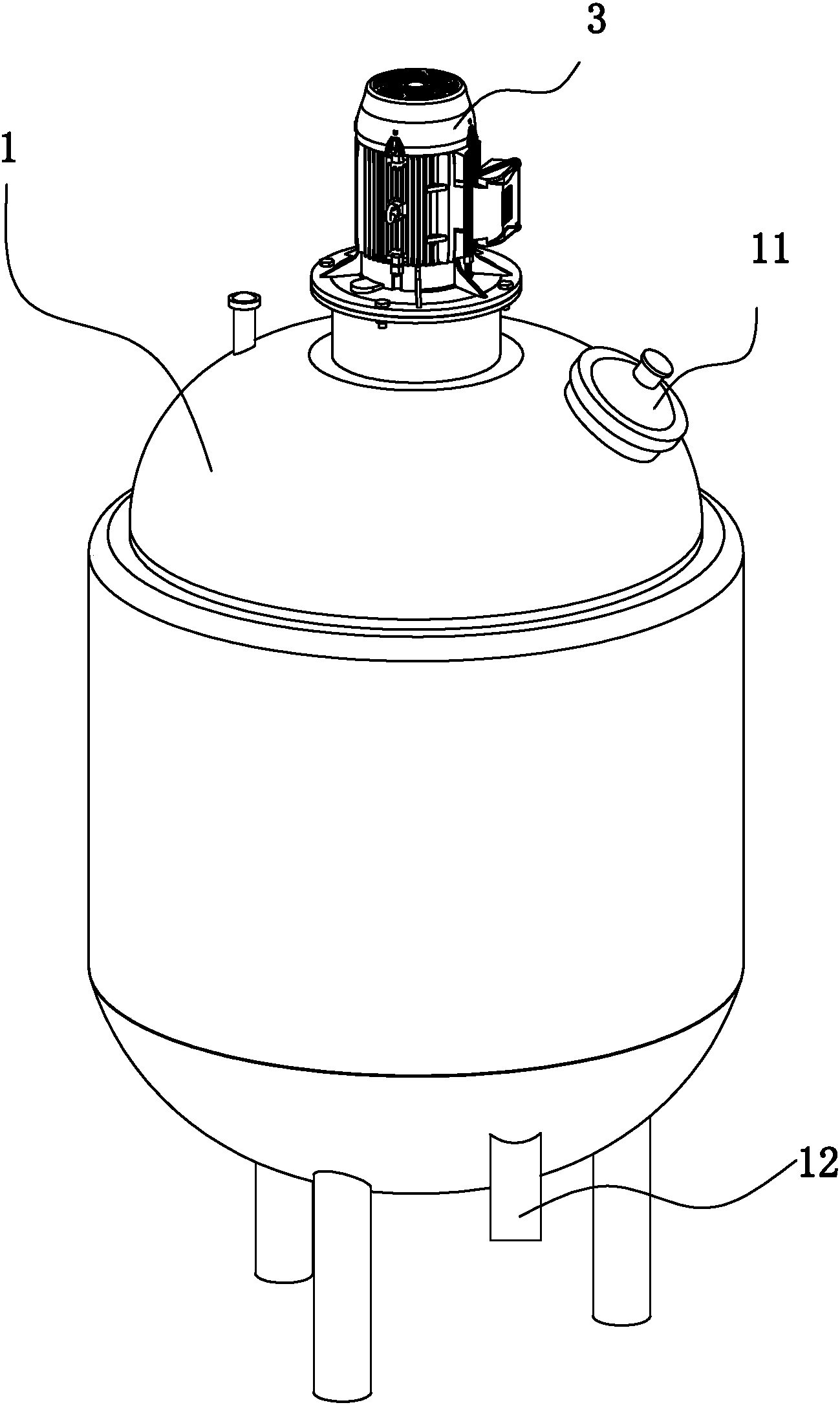 一种搅拌效率更高的反应釜