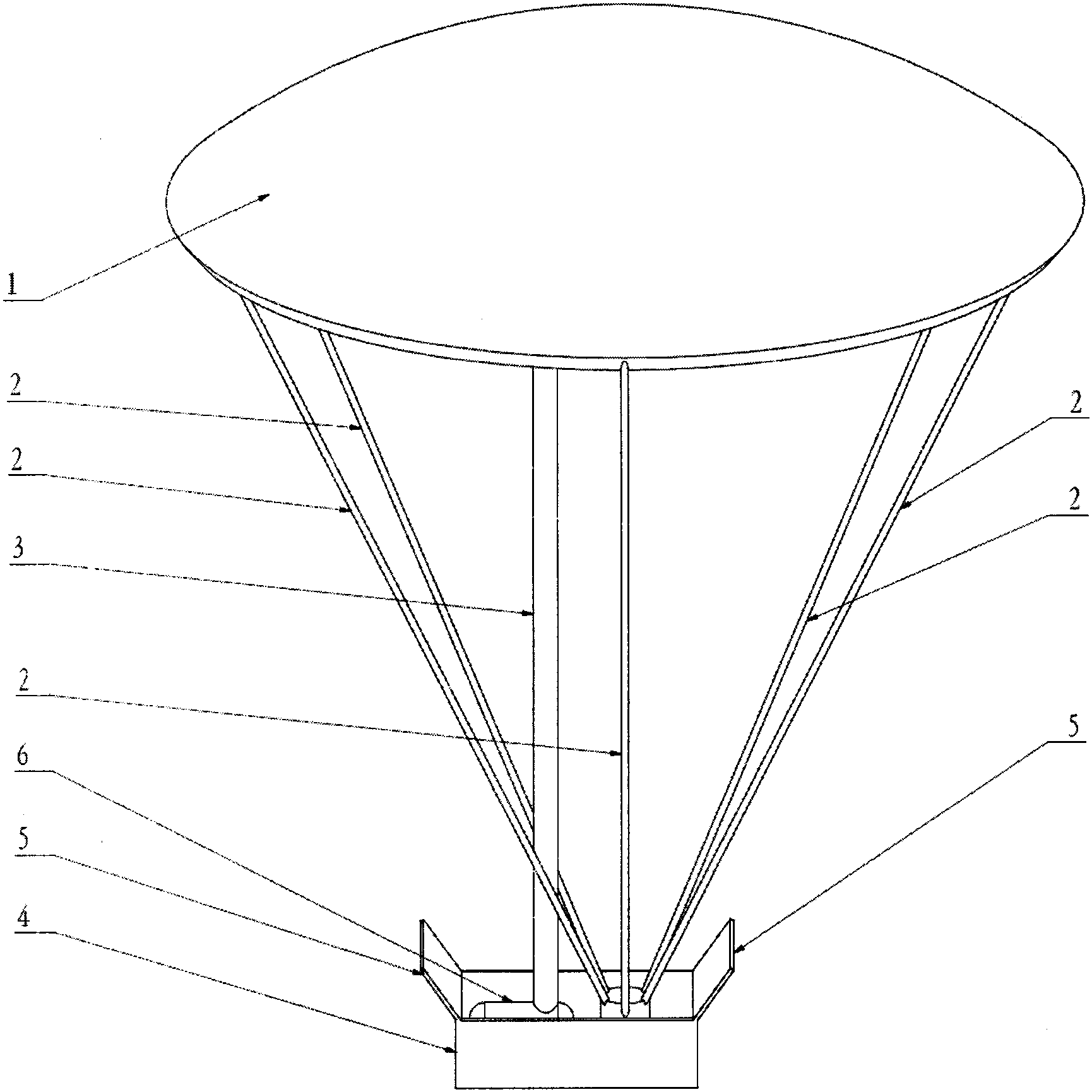 降落伞结构图图片