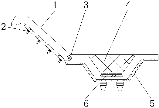 cn207176439u_一种公路工程用急流泄水槽失效