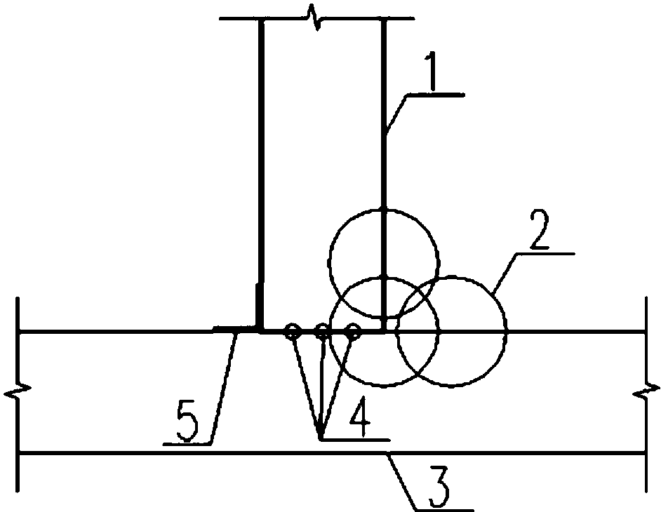 一种新旧地连墙t型接头结构