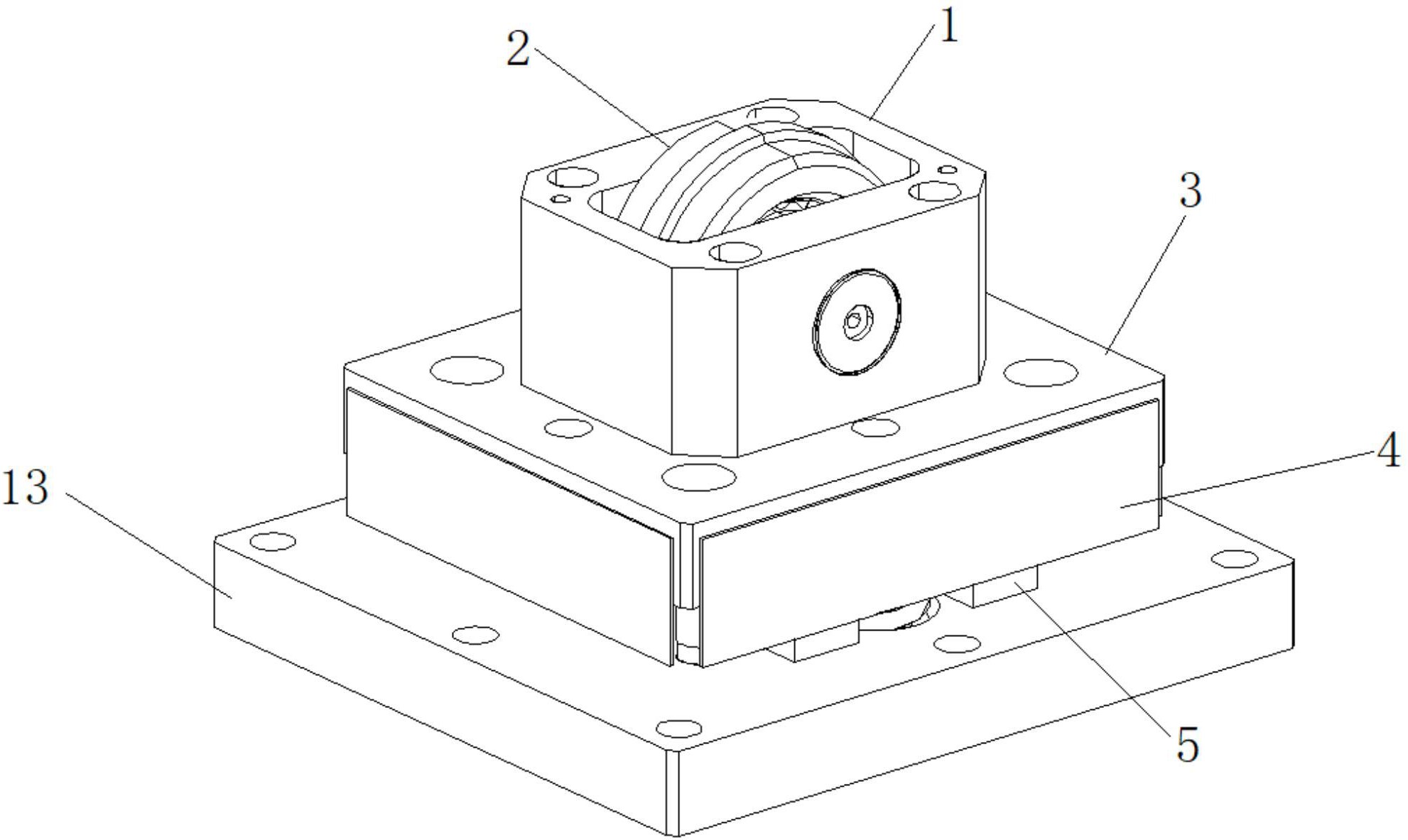 重负载定向弹性缓存滑动装置