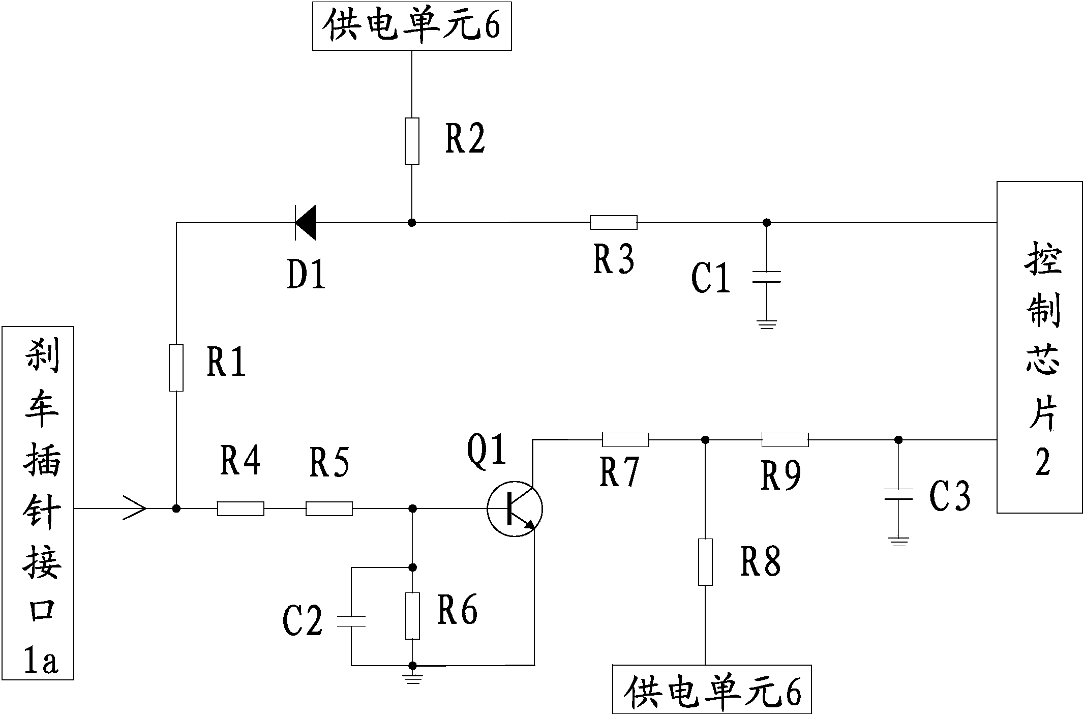 线切割刹车电路图原理图片