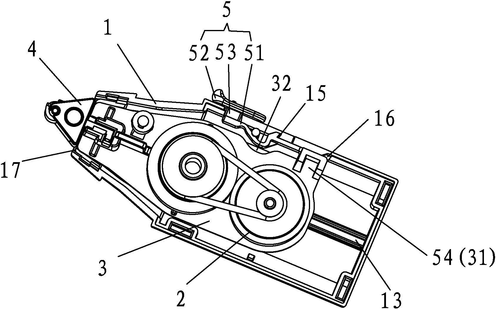 新型推咀修正带