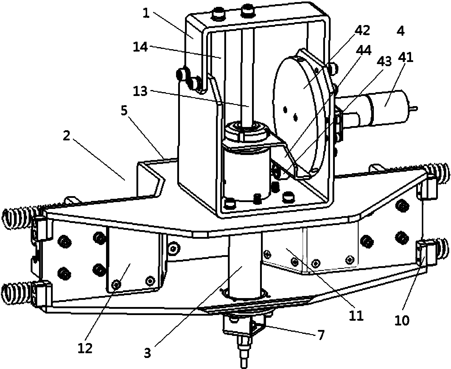 一种挂接浮动机构