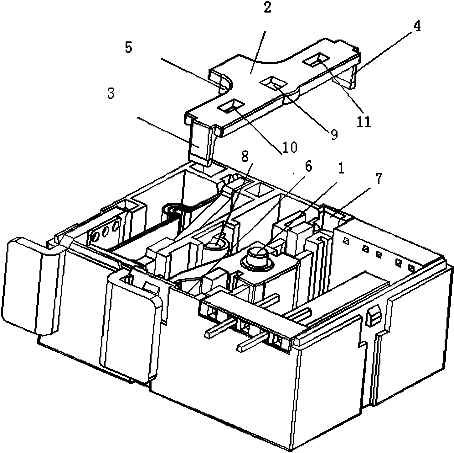 一种磁保持继电器衔铁组件