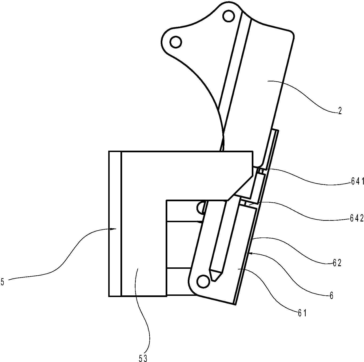 cn207267747u_一种破碎锤装卸机构有效