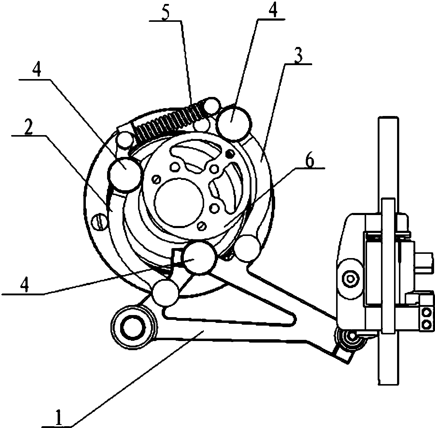 cn207268294u_一种凸轮传动机构有效