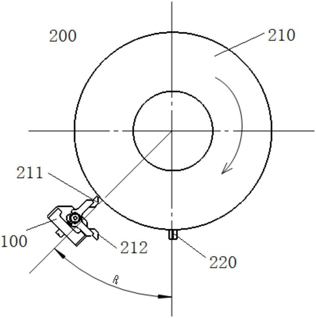 用于旋转机构的限位装置及具有其的旋转机构