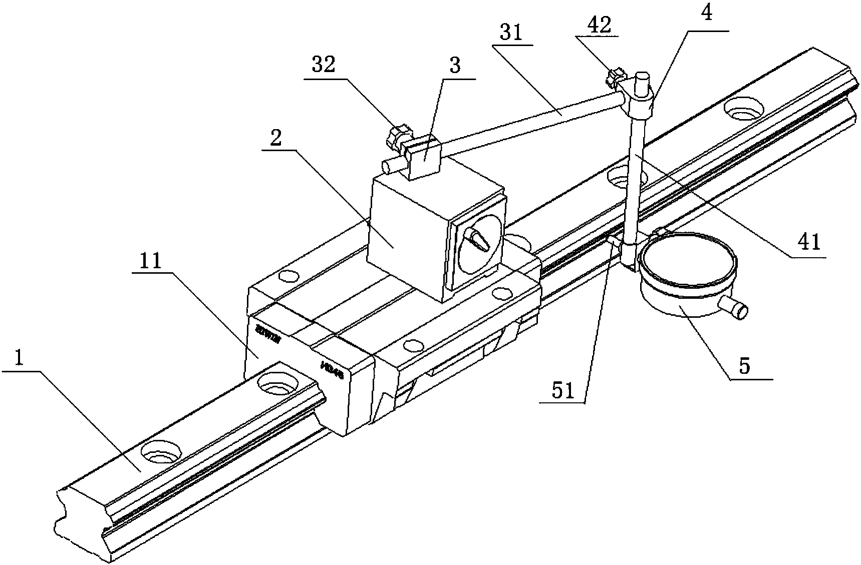 cn207300142u_一種專用於機床導軌平行度檢測的工具有效