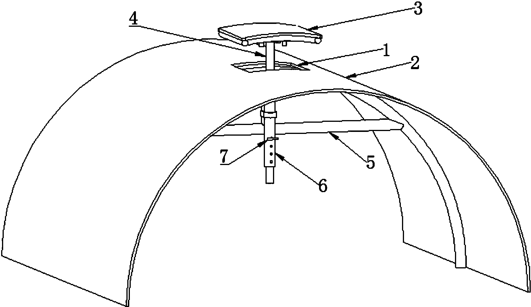 温室大棚及其通风结构