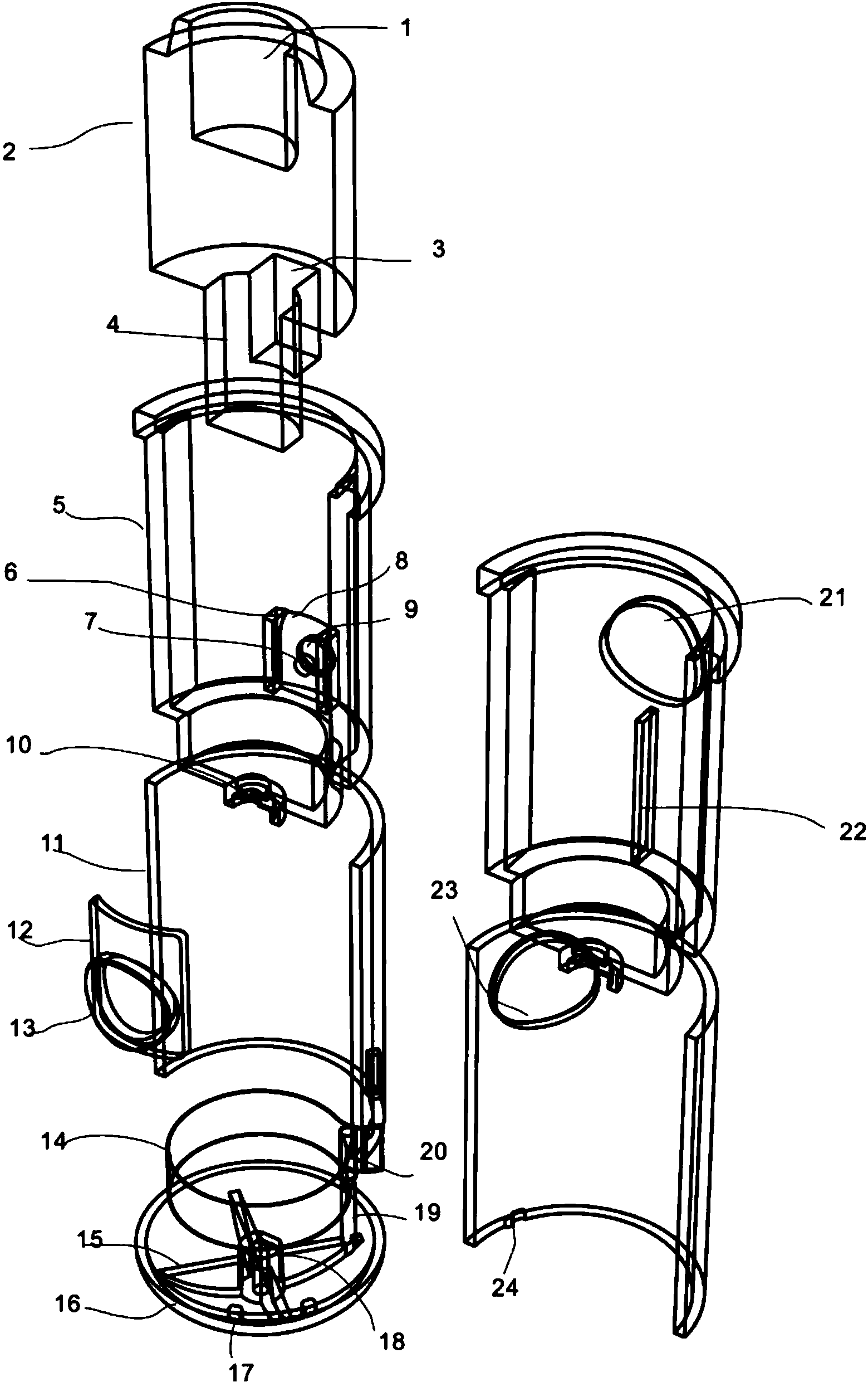 cn207322876u_伞头组件及雨伞有效