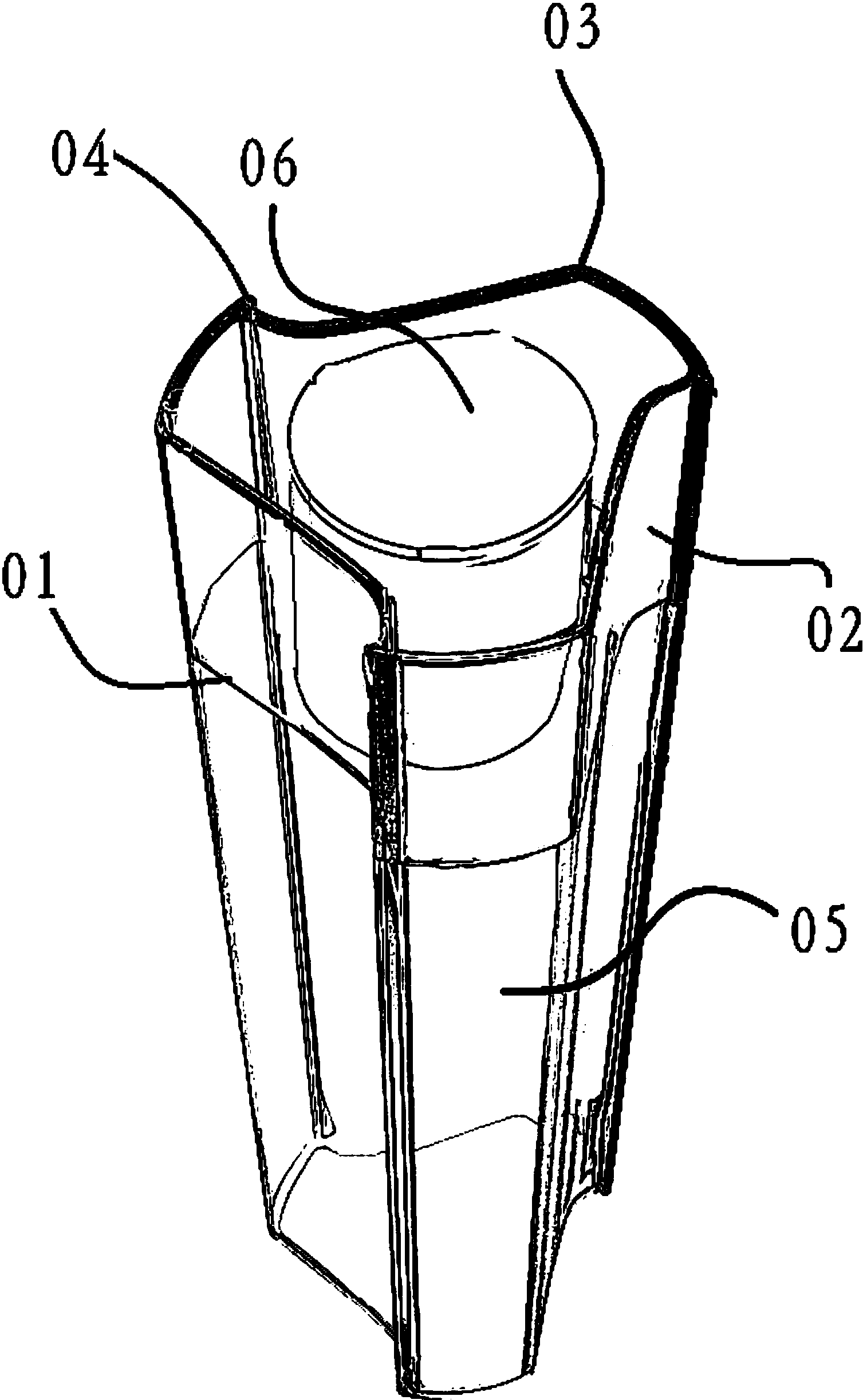一种便携式手机支架水杯