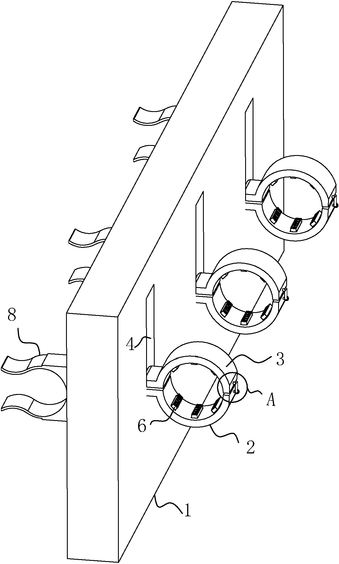 cn207323457u_一种医用压力传感器的固定装置有效