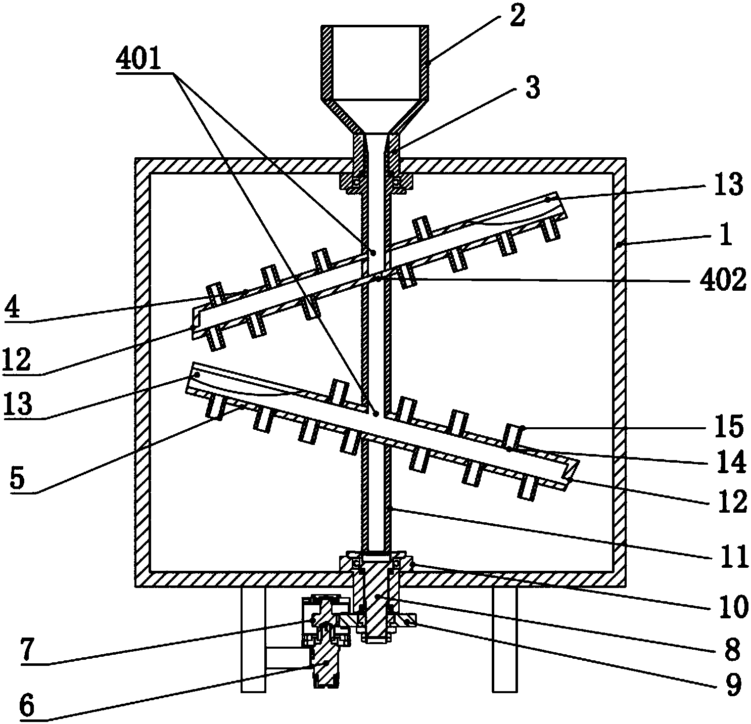 一种液体物料混合装置