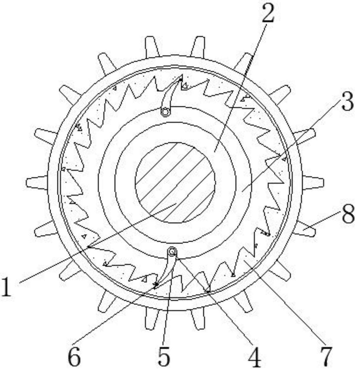 自行车飞轮的结构图片