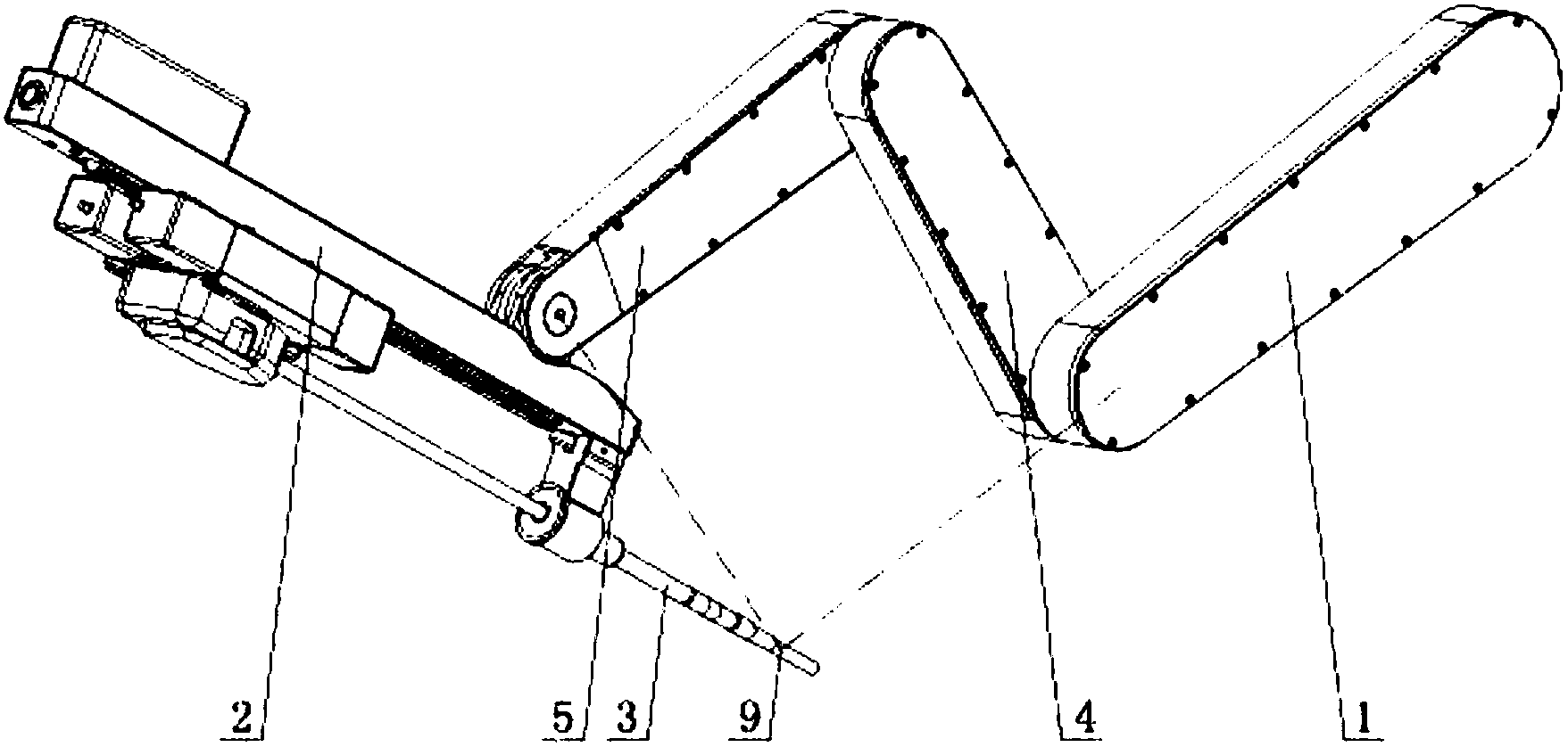 平行四边形传动结构