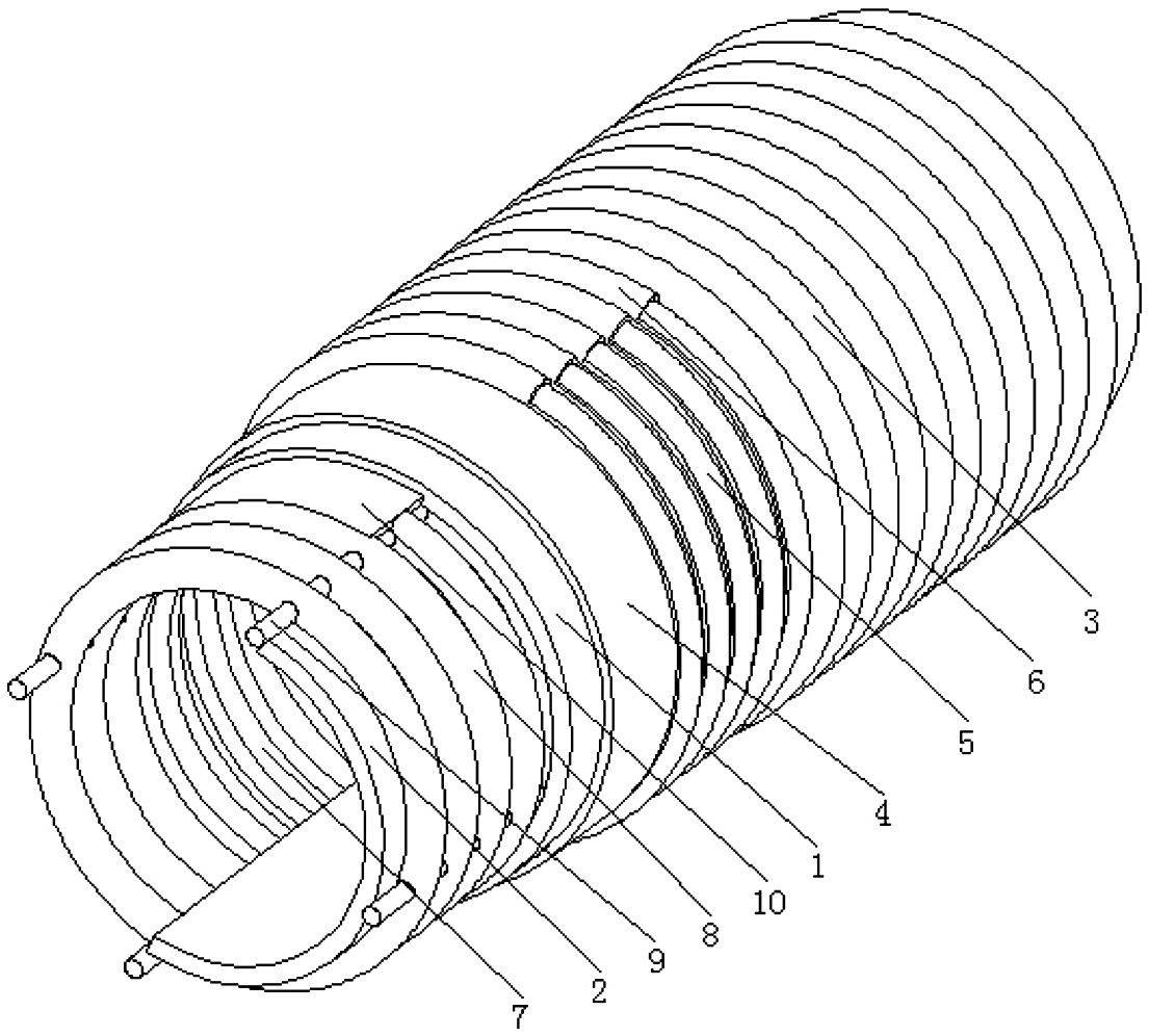 双壁波纹管结构示意图图片