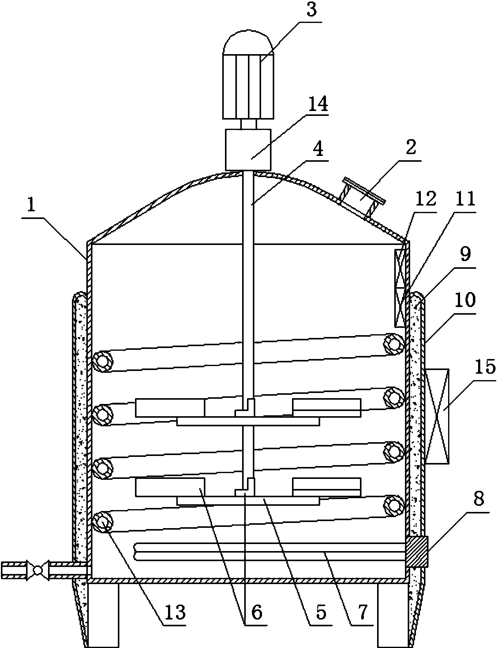 通用式发酵罐的结构图片