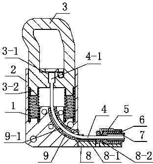 一种用于机动车电动尾门的锁扣结构