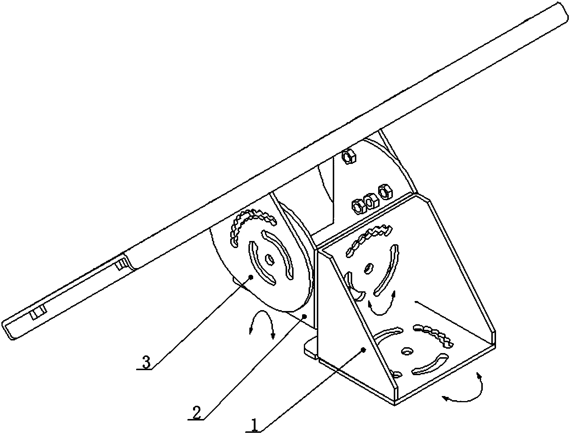 一种可靠的万向节监控支架