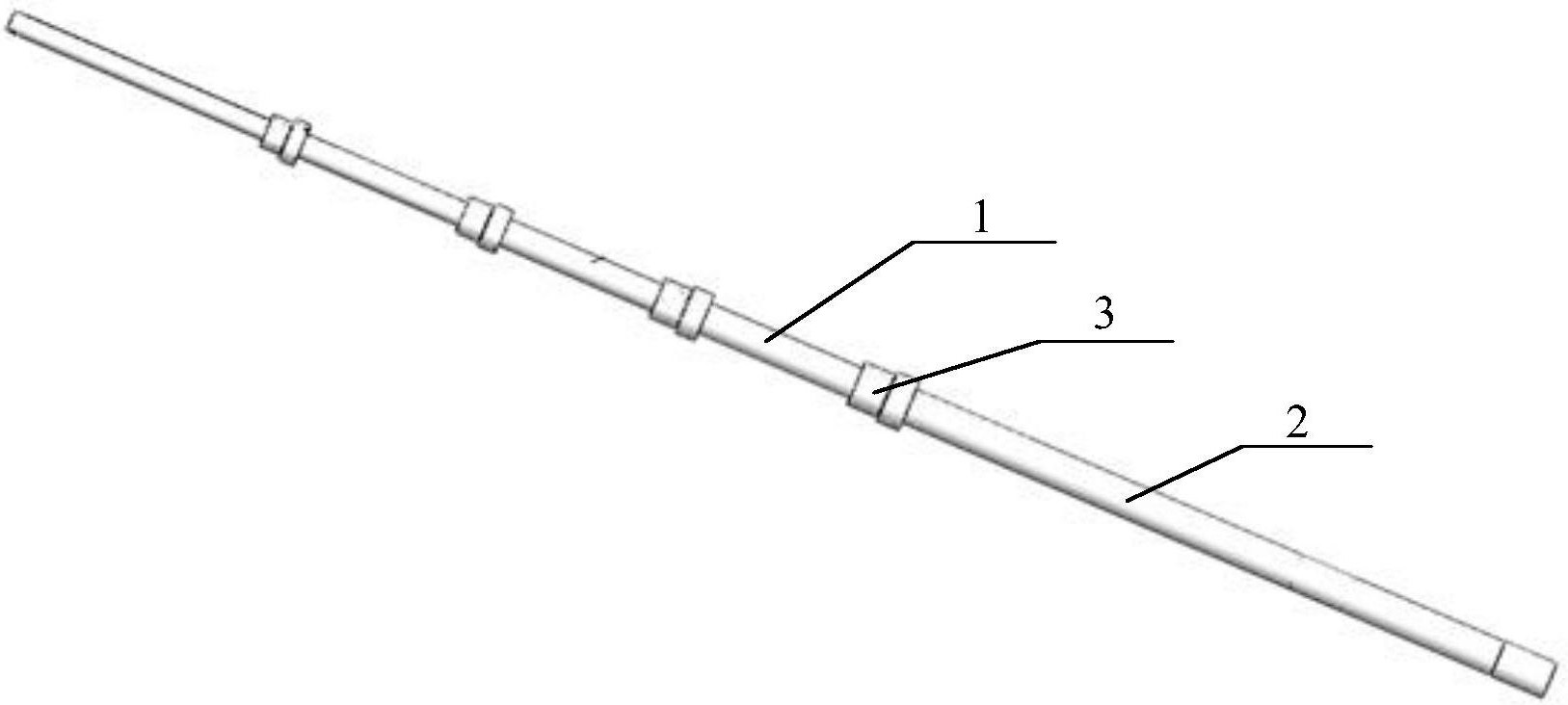 本实用新型公开了一种麦克风伸缩杆,属于伸缩杆领域,包括多节中空的杆