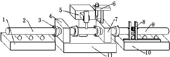 一种激光焊接管螺纹数控车床