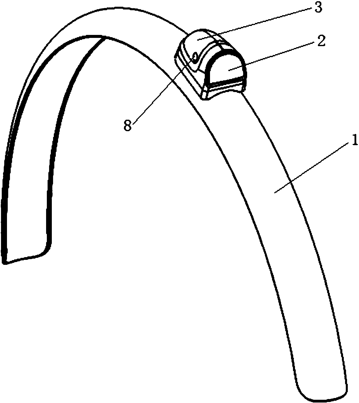 cn207389377u_一种自行车后尾灯有效