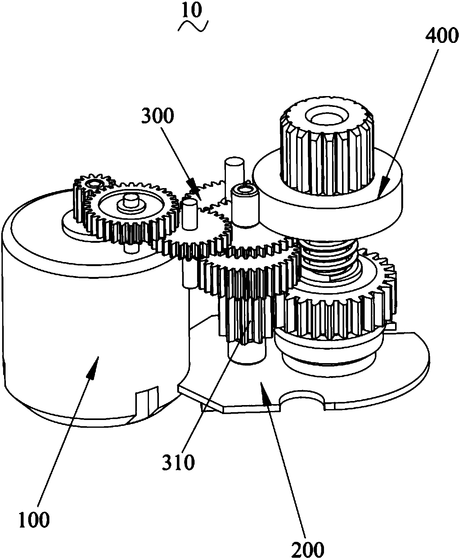 一种带离合装置的舵机