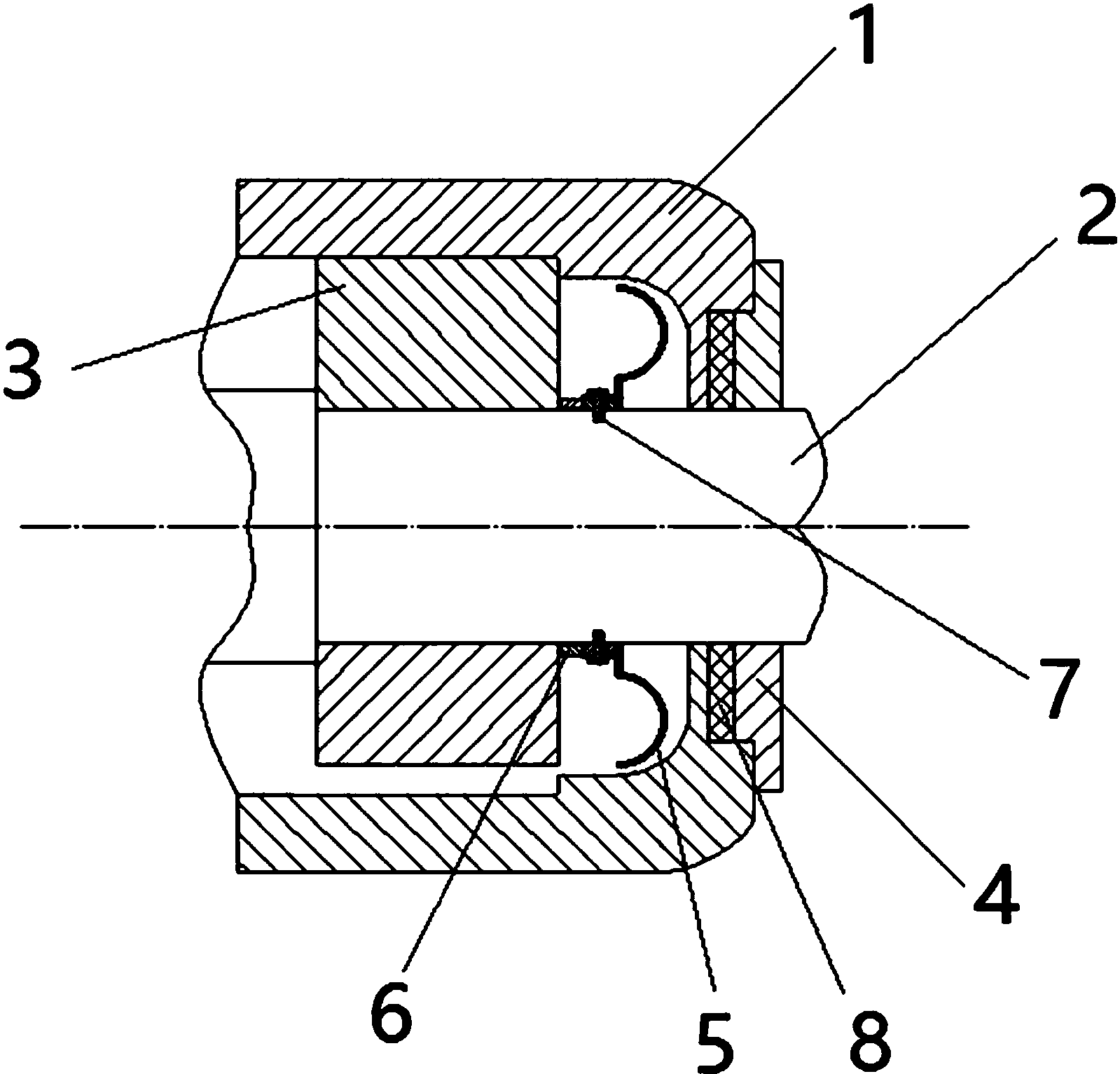 一种防泄漏风机轴承箱