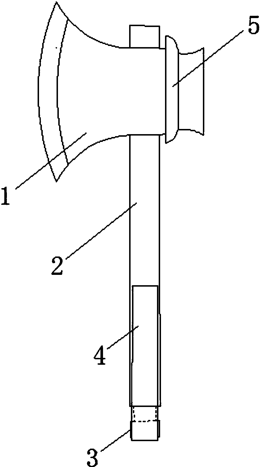 cn207402823u_一种安全助力消防斧失效