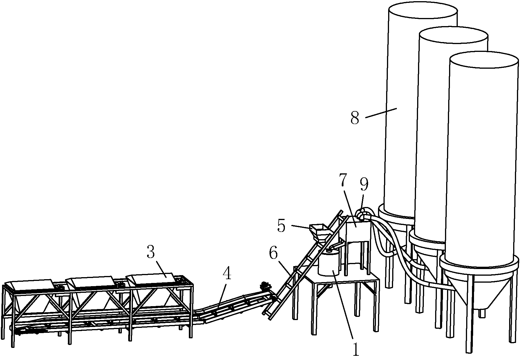 一种混凝土搅拌站