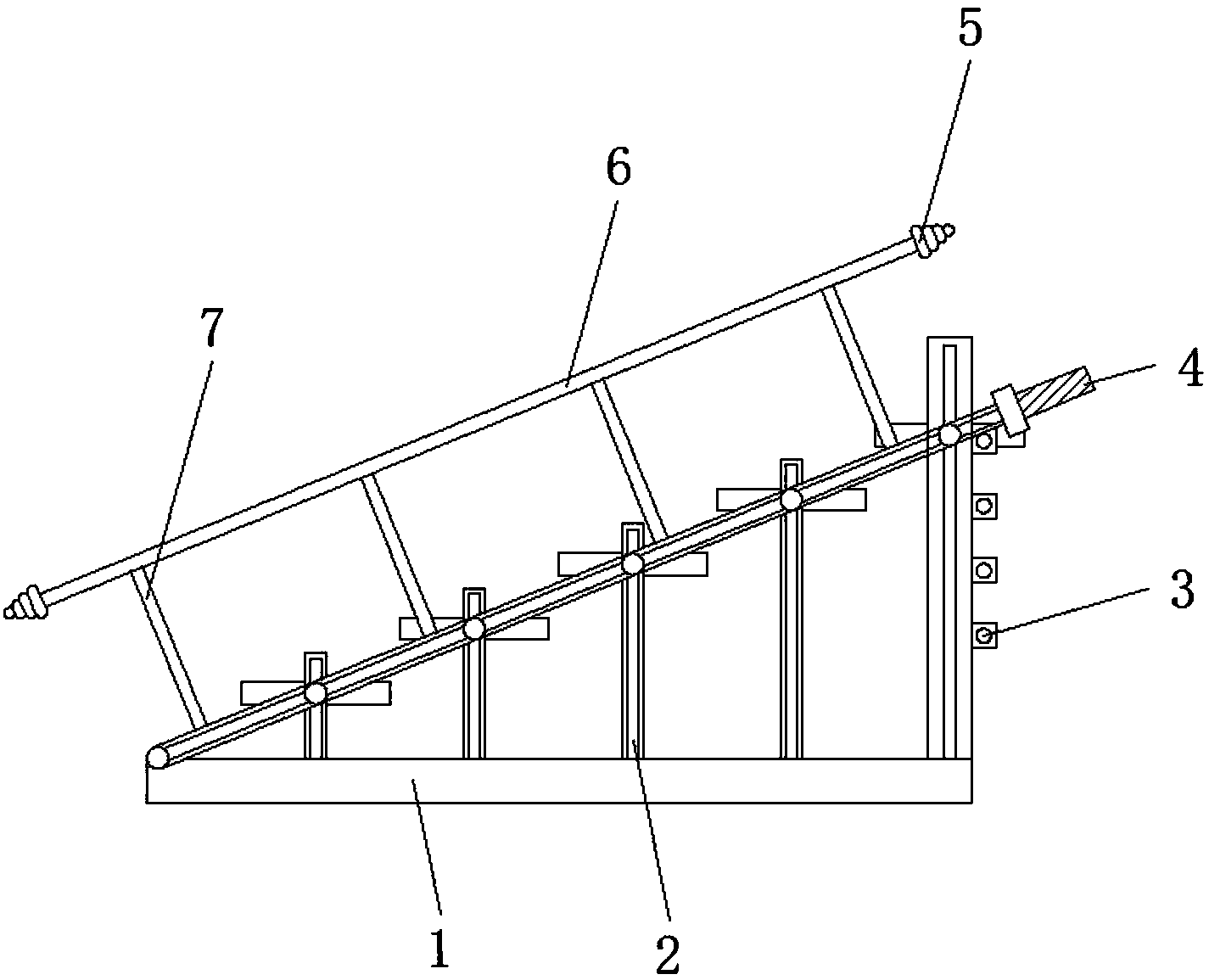 一种调节式康复训练用平行杠