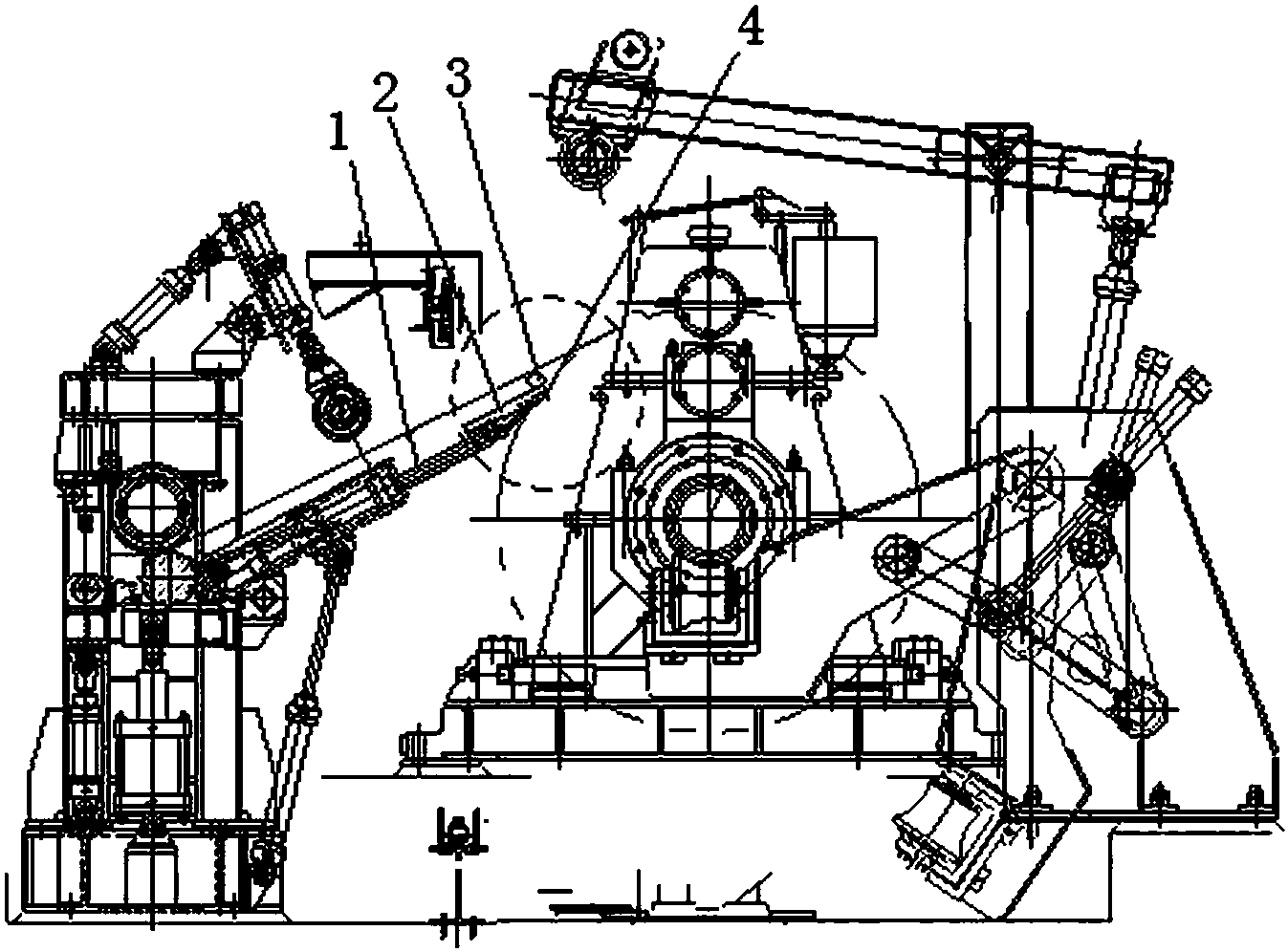 开卷机入口防带钢划伤装置