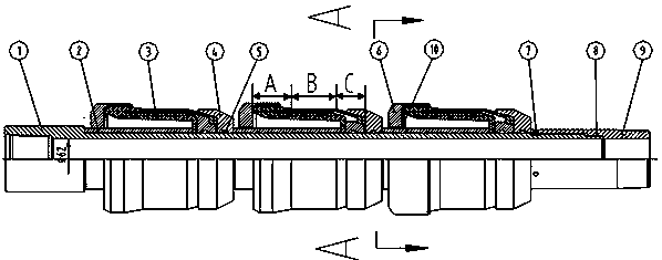 一种新型皮碗封隔器
