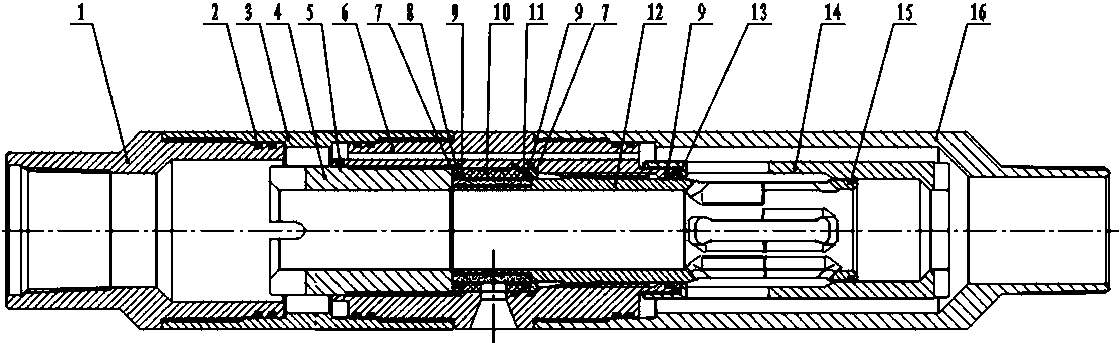 集验封测调于一体的桥式同心配水器