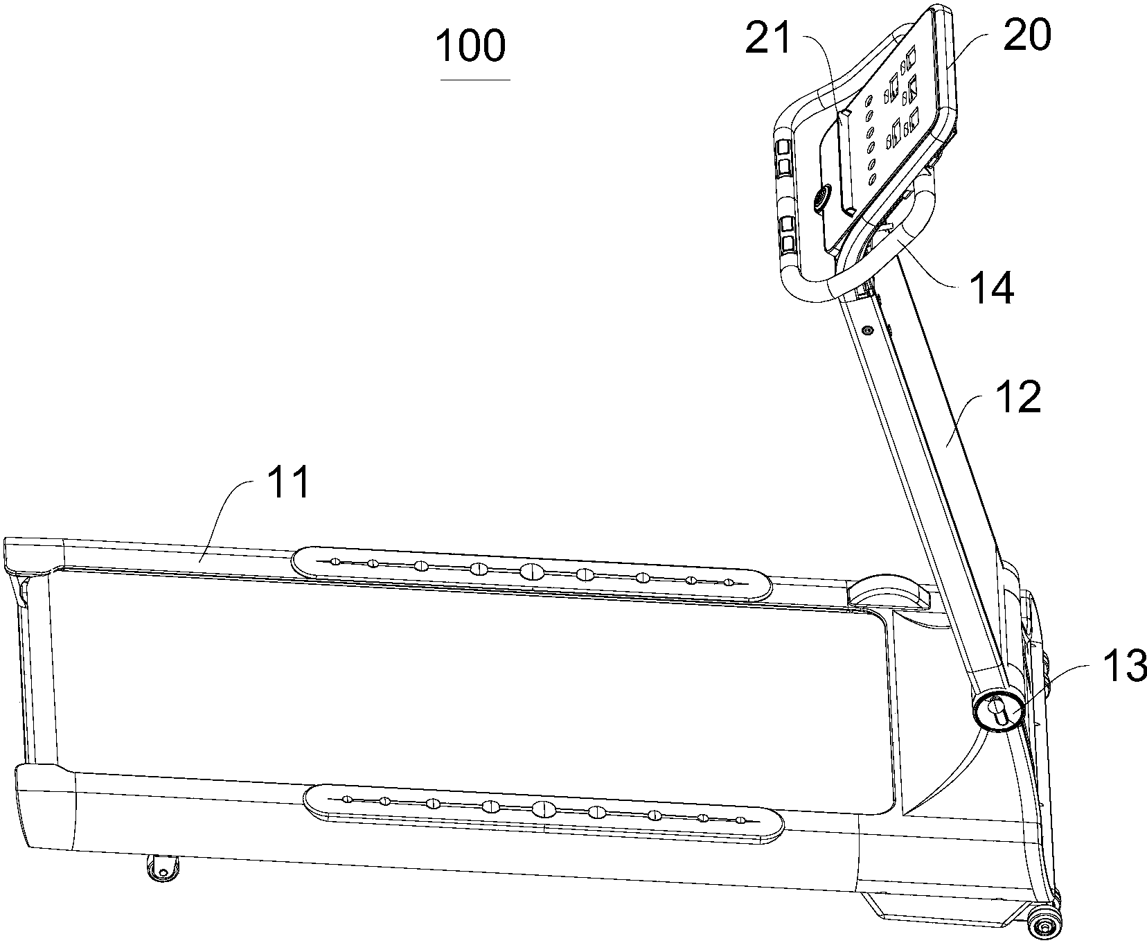 跑步機機架及跑步機