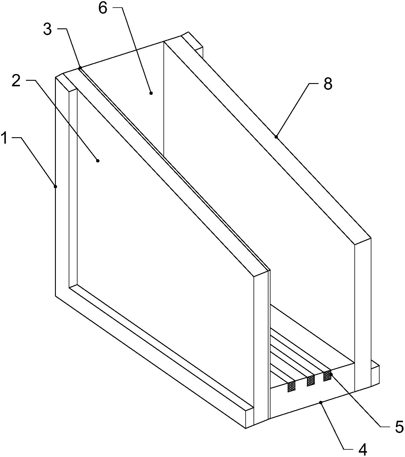 一种新型隔热中空玻璃结构