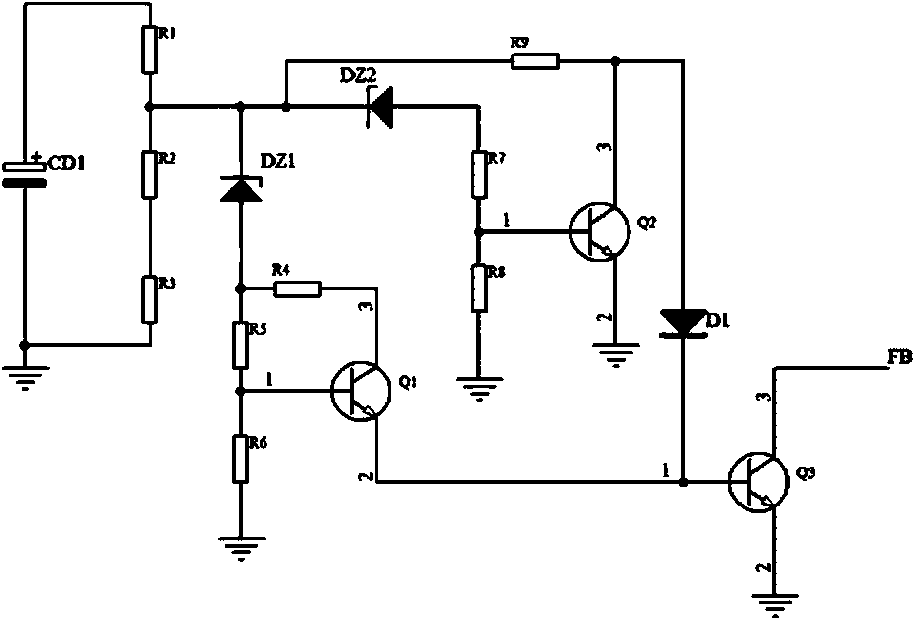 cn207475183u_一種基於開關電源的過壓欠壓保護電路有效