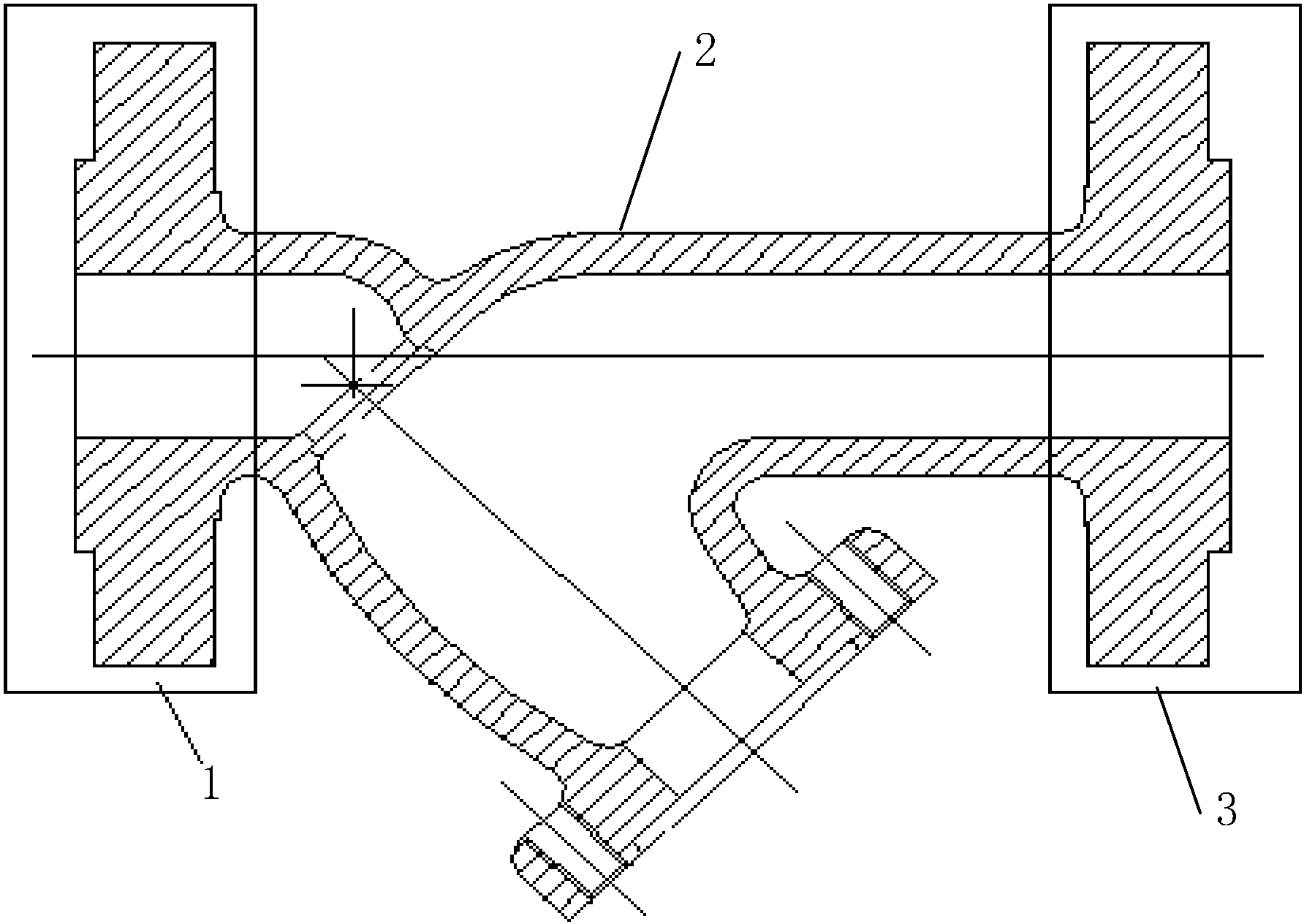 cn207479526u_一種鑄造y型過濾器的模具有效